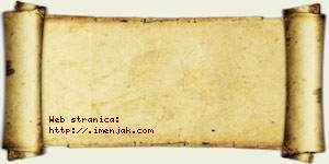 Andjelina Simidžić vizit kartica